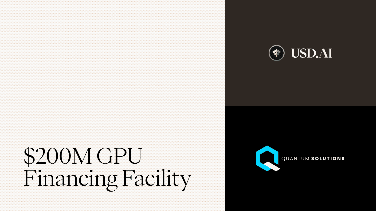 Quantum Solutions $200m Financing Facility