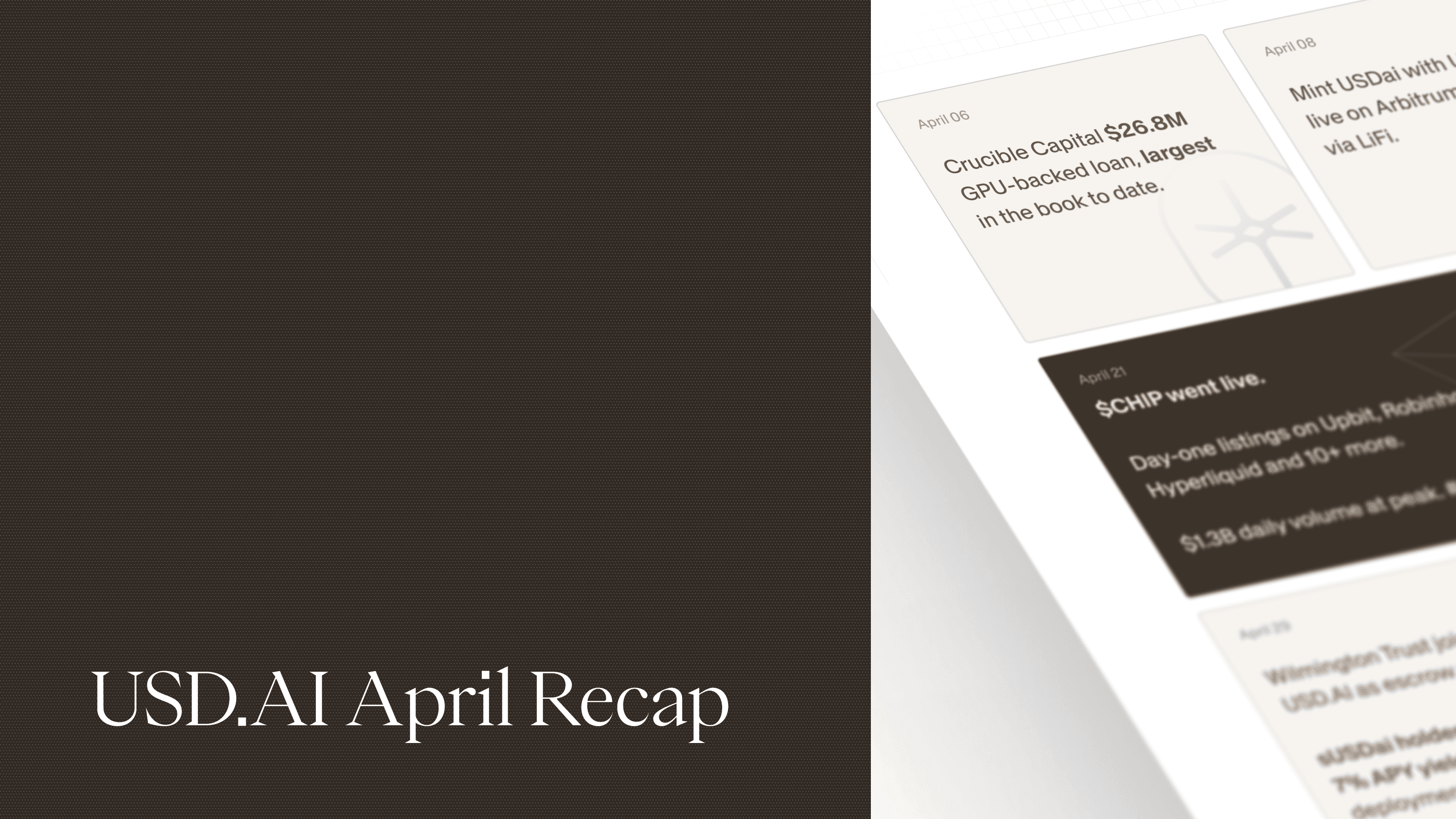 USD.AI April Recap