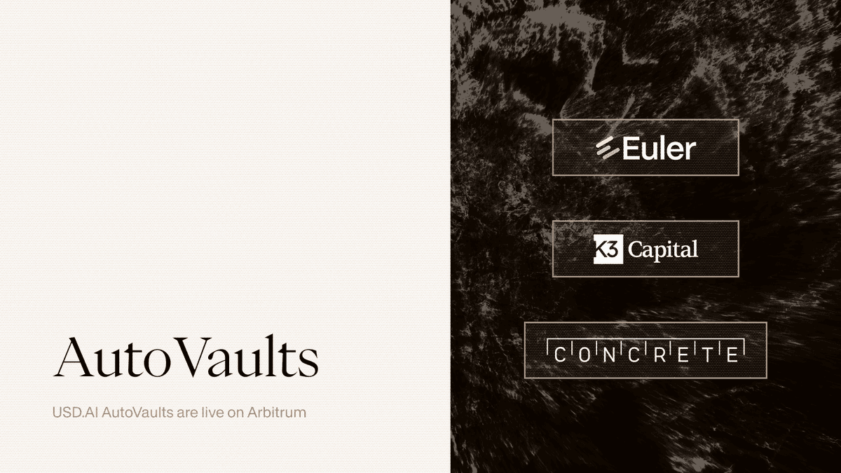 USD.AI Launches on Arbitrum, Rolls Out AutoVaults