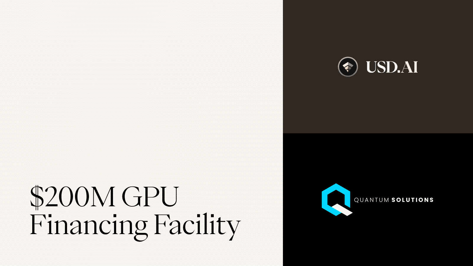 Quantum Solutions $200m Financing Facility