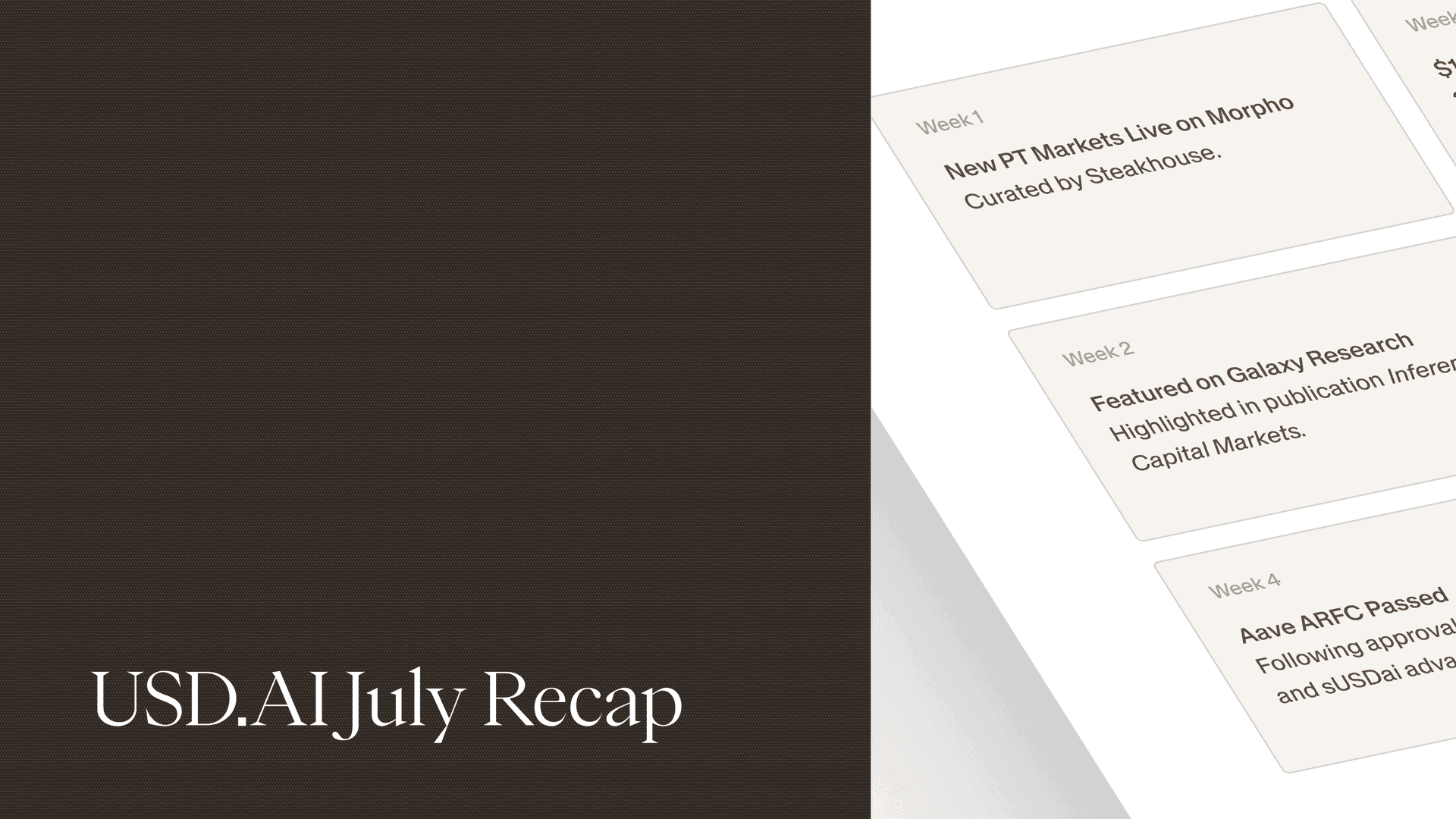 USD.AI July Recap: $81M Deployed Loans