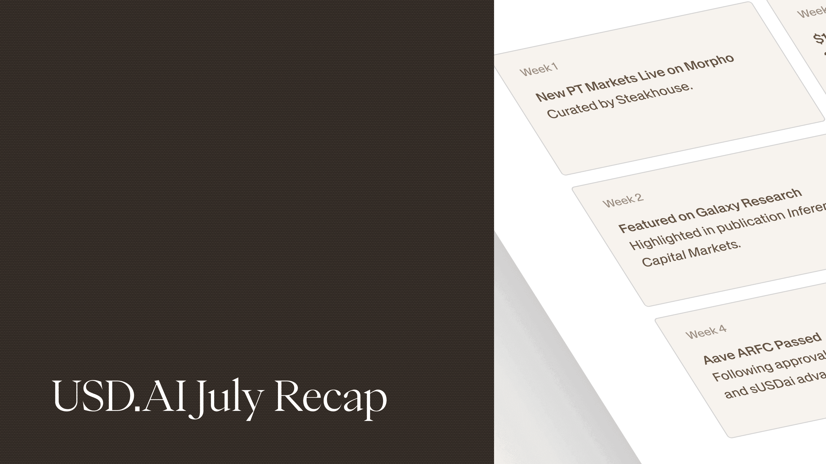 USD.AI July Recap: $81M Deployed Loans